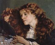 Gustave Courbet The Beautiful Irish Girl painting